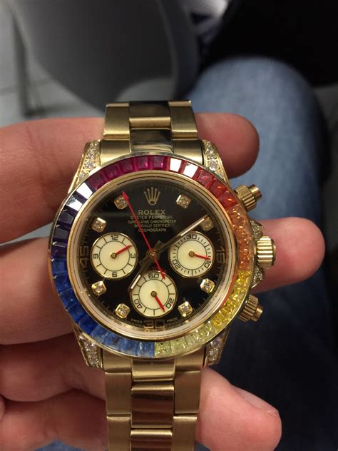 fake rolex daytona rainbow|knockoff daytona rolex for sale.